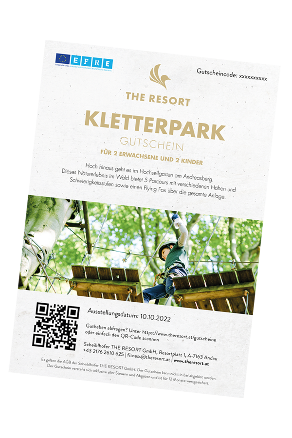 The resort kletterpark weingut scheiblhofer